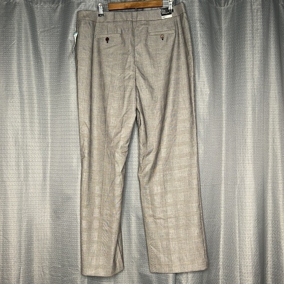 JONES NEW YORK STRETCH CALABRIA BLACK PLAID PANTS SIZE 16 NWT - Picture 8 of 10
